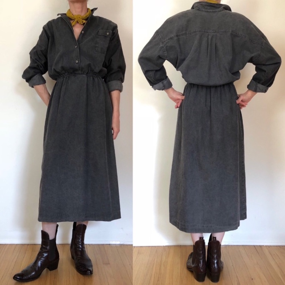 Vintage shirt dress
